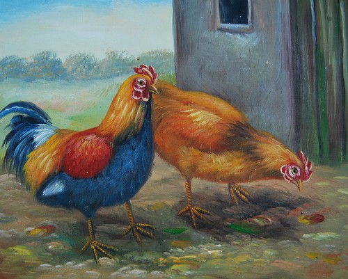 Tableau peinture huile sur - tableau,