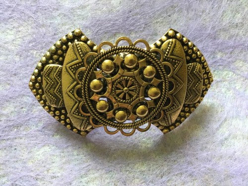 Barrette cheveux dorée zoe - barrette,