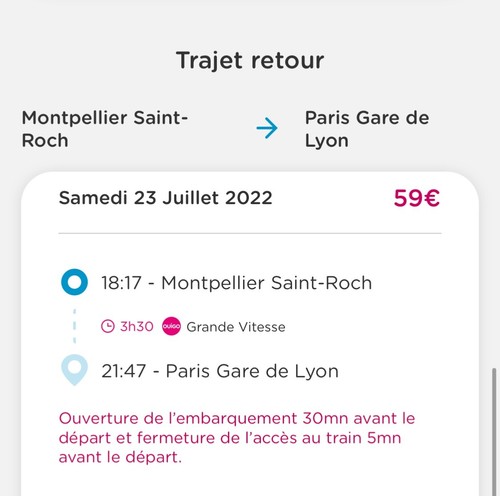 Billet train montpellier - train,