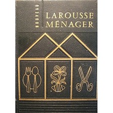 NOUVEAU LAROUSSE MÉNAGER jeanne Chancrin 1955 illustrée RELIUR...
