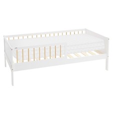 Lit d'enfant blanc naturel