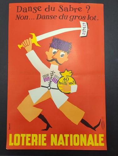 Affiche loterie nationale - loterie,
