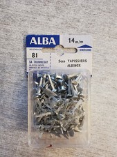 semences tapissiers albinox 14mm environ 150 clous,dans une boite alba neuf