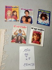 1970 LOT 5 magazines pour les