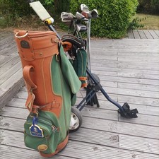 Vintage Daiwa Coach Collection Golf Sac Chariot Bag Boy Mc Gregor Club US