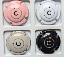 4 capsules champagne CATTIER série 34