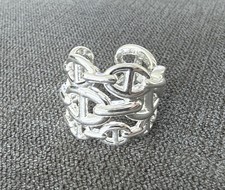Hermès - Bague Chaîne d'ancre Enchaînée - grand modèle - HERMES - taille 53