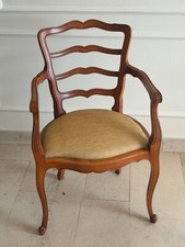 Fauteuil style Louis xv  en bois