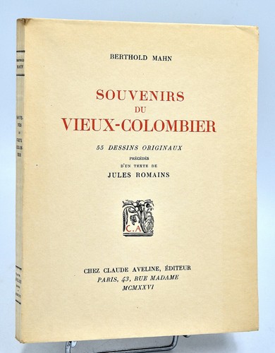 Berthold mahn souvenirs - :,