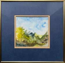 Tableau Aquarelle "Paysage de