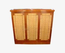 Bar en acajou et paillage de fabrication Mexique vers 1950