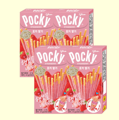 Haitai pocky strawberry 41g - strawberry, x
