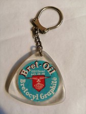 Vintage collection porte clé Bret-Oil Bretocyl Graphite Peugeot 1896