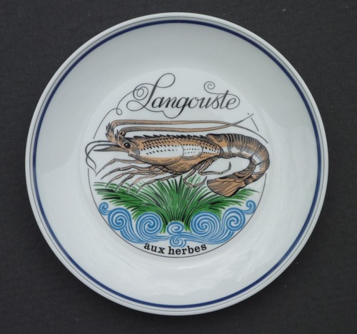 Assiette langouste aux - ,