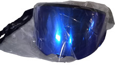 Visière écran iridium bleu pour casque modulable SHARK OXO petite calotte XS-S-M