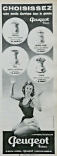 PUBLICITÉ DE PRESSE 1957 MOULINS A CAFÉ ÉLECTRIQUE PEUGEOT FRÈRES RUBIS RIC LION
