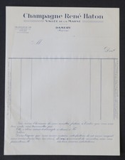 Facture  Vierge Champagne RENE