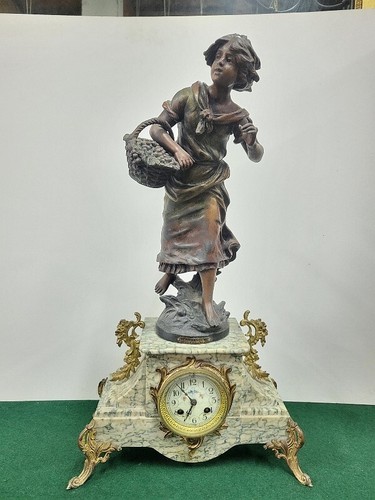 Horloge pendule marbre - horloge,