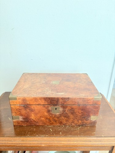 Ecritoire voyage ancien bois - ecritoire,