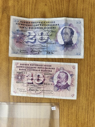 Lot billets suisse - 2,