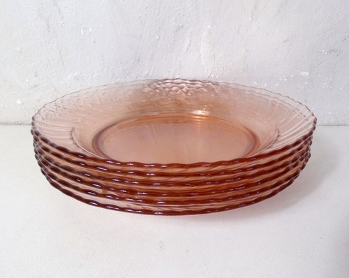 Assiettes creuses verre - creuses, en