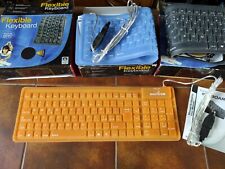 Clavier Flexible waterproof Flexible Keyboard USB PS2 QWERTY  couleur 