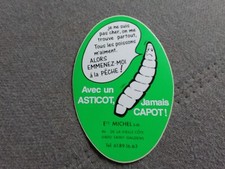 Autocollant ancien pêche