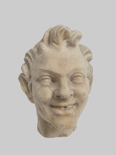 Sculpture plâtre tête de - plâtre,