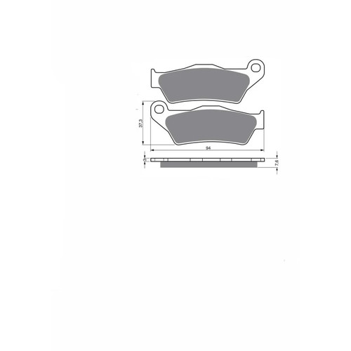 Plaquettes frein jolly - plaquettes,