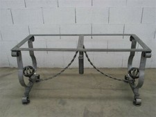 MAGNIFIQUE TABLE EN FER FORGE 140 cm x 60 cm