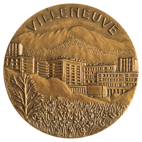 Médaille villeneuve - médaille,