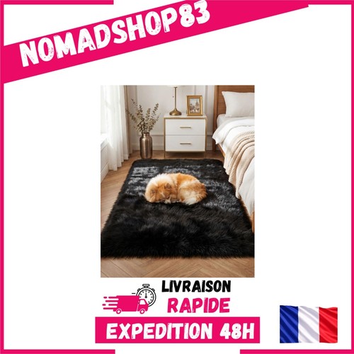 Tapis fausse peau mouton - tapis,