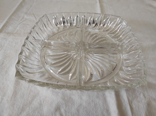 Plat compartiments verre - compartiments,