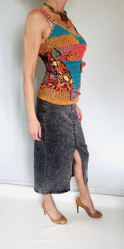 Top maille crochet save - crochet,