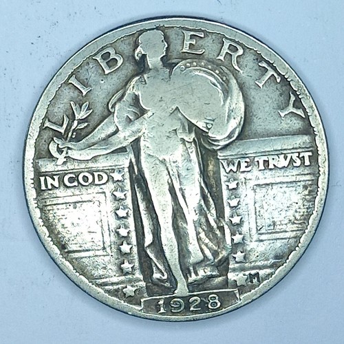 Pièce dollar 1928 - 1/4, –