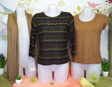 Lot vêtements occasion femme : Hauts " 123 - Cache Cache ",Gilet - T : 38 / 40 *