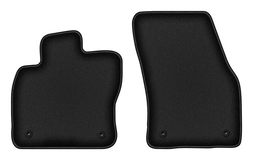 Tapis avant velours noirs