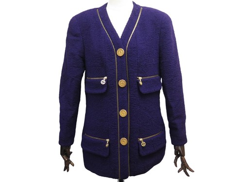 Vintage veste chanel tweed - veste,