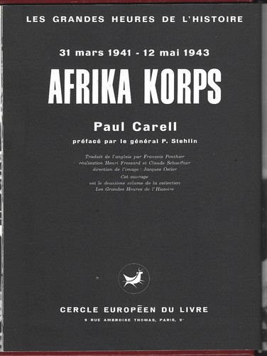 Afrika korps paul - korps, de
