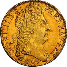 Louis XIV Double Louis aux