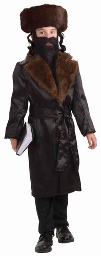 Costume rabbin avec manteau - costume,
