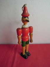 jouet  PINOCCHIO  en bois  collection vintage