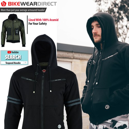 Veste moto avec doublure - avec, en