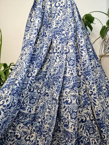 Indien bleu floral reine - indien,
