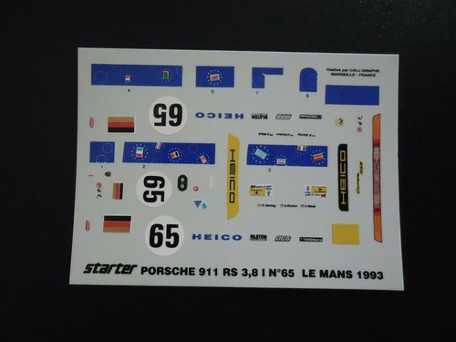 Decal porsche rsr - ,