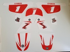 Graphic Kit Deco Rouge Vintage pour moto YAMAHA PW 50 PW50 Piwi Pee Wee 