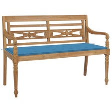 Banc batavia avec coussin - coussin, gris