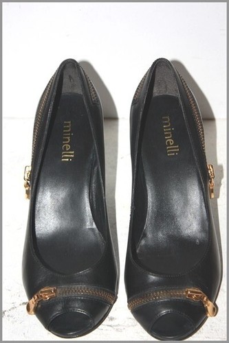 Minelli escarpins cuir lisse - minelli,