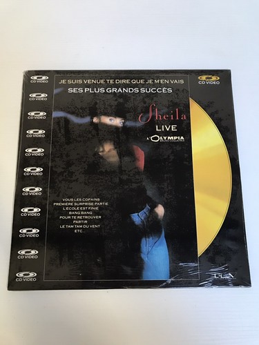 Rare laserdisc sheila olympia - rare,