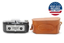 Rare【NEUF avec étui】 Appareil photo argentique stéréo 3D 127 mm S Owla...